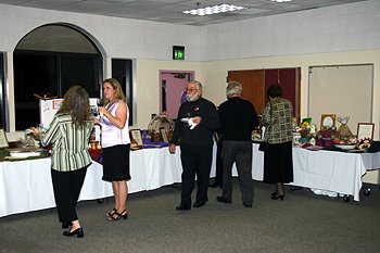 Early view of the silent auction